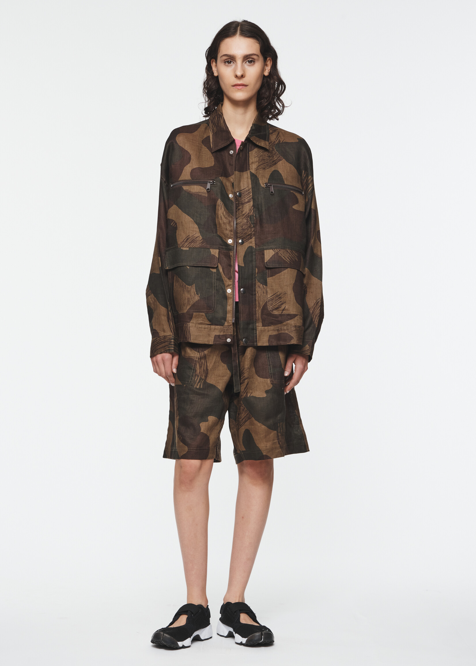 6397 Camo safari jacket