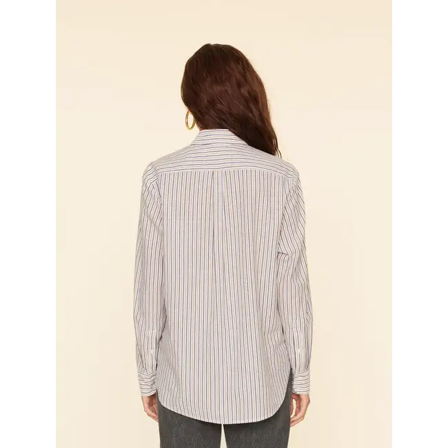 XIRENA Beau shirt - Mocha stripe