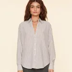 XIRENA Beau shirt - Mocha stripe