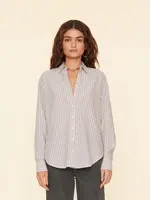 Xirena Beau shirt - Mocha stripe