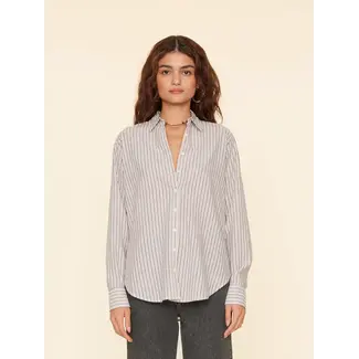 XIRENA Beau shirt - Mocha stripe