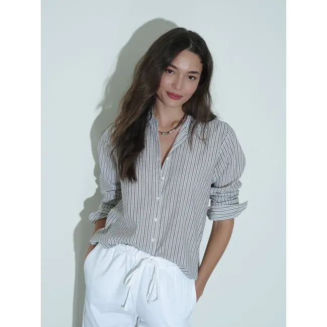 Beau shirt - Mocha stripe