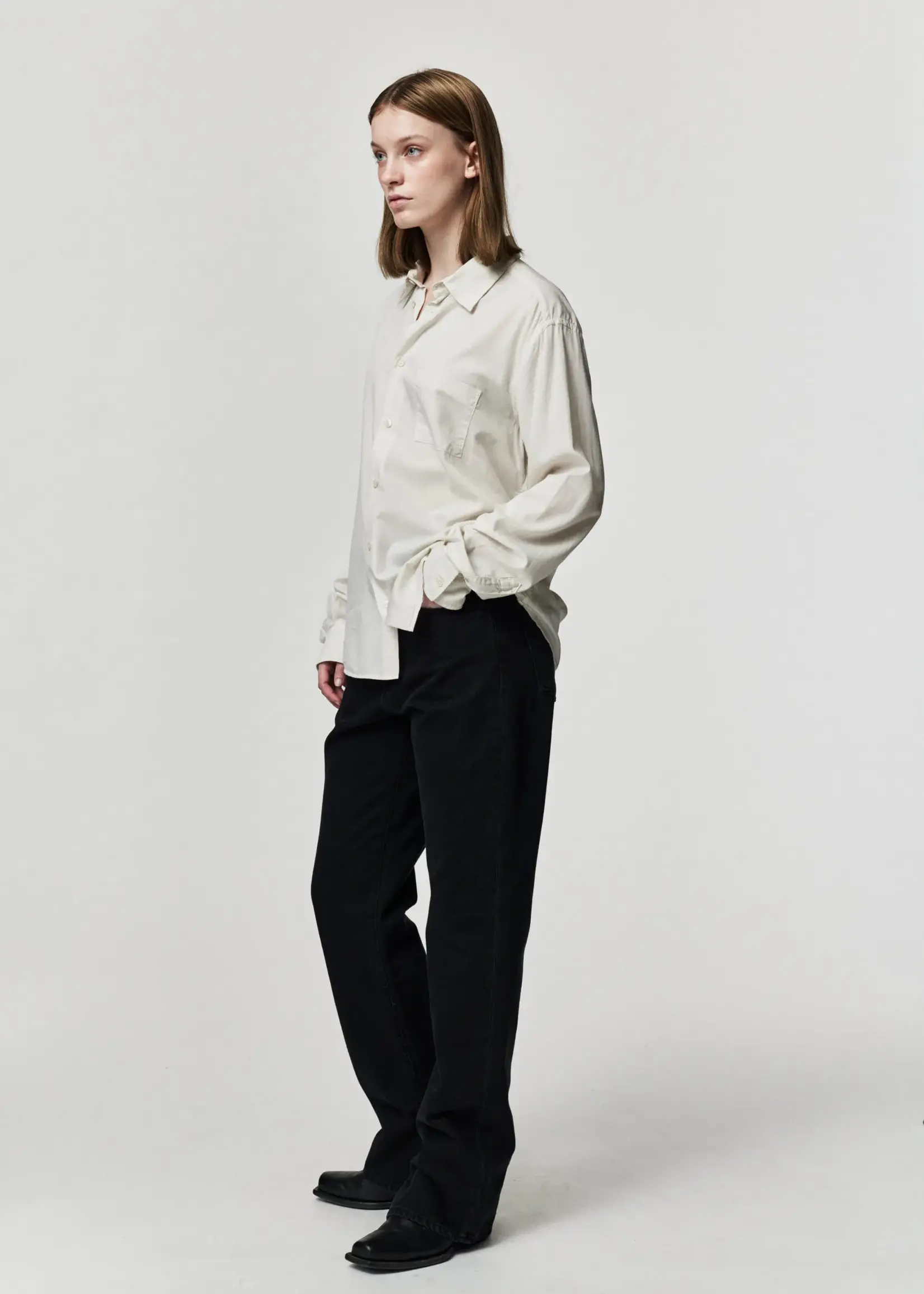 Adnym Ward shirt - White chalk rose