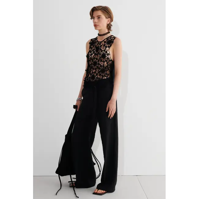 CHRISTIAN WIJNANTS Phenyo pants w/ front crease - Black