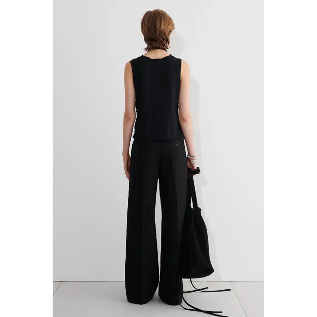 CHRISTIAN WIJNANTS Phenyo pants w/ front crease - Black