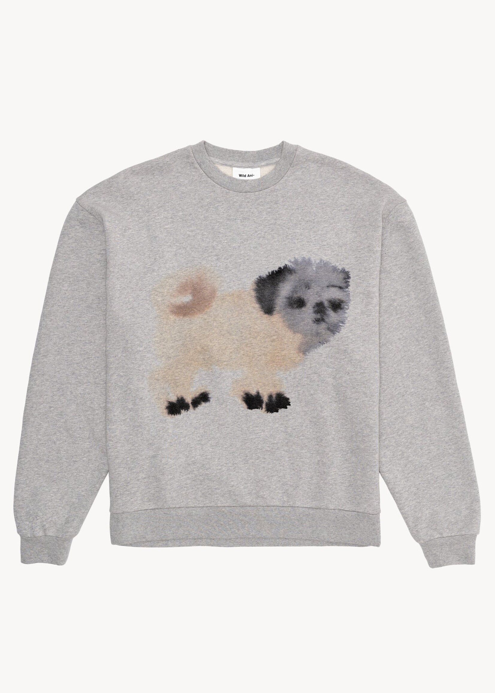Wild Animals pug pug crewneck
