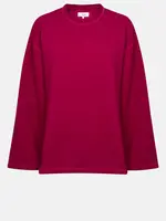 Âme Antwerp Ame antwerp jason sweatshirt with side slits,magenta