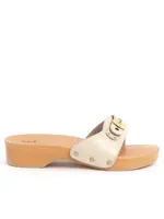 Scholl Iconic Scholl pescura heel ,off white