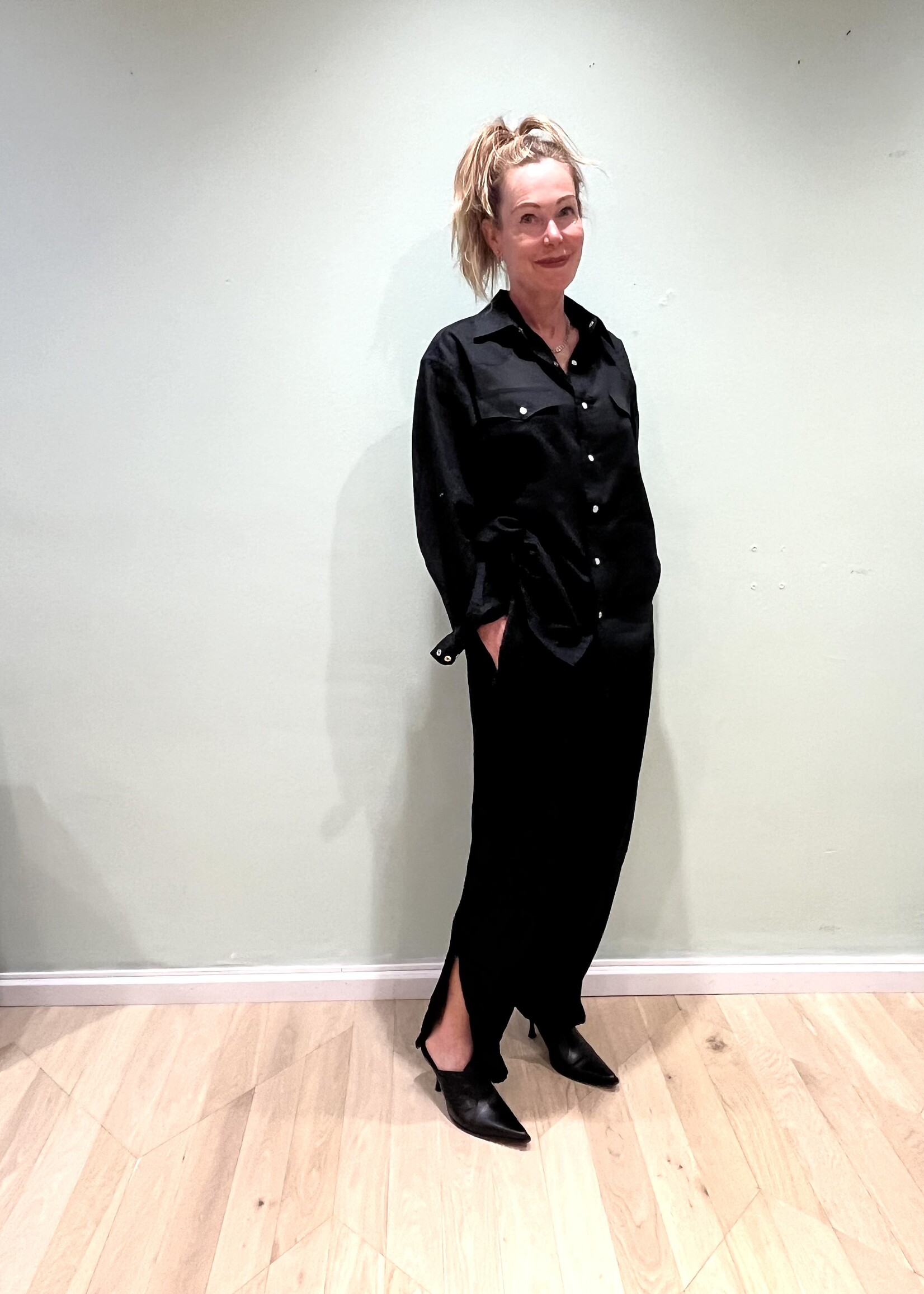 6397 Tailored Warm-Up Pant | Black