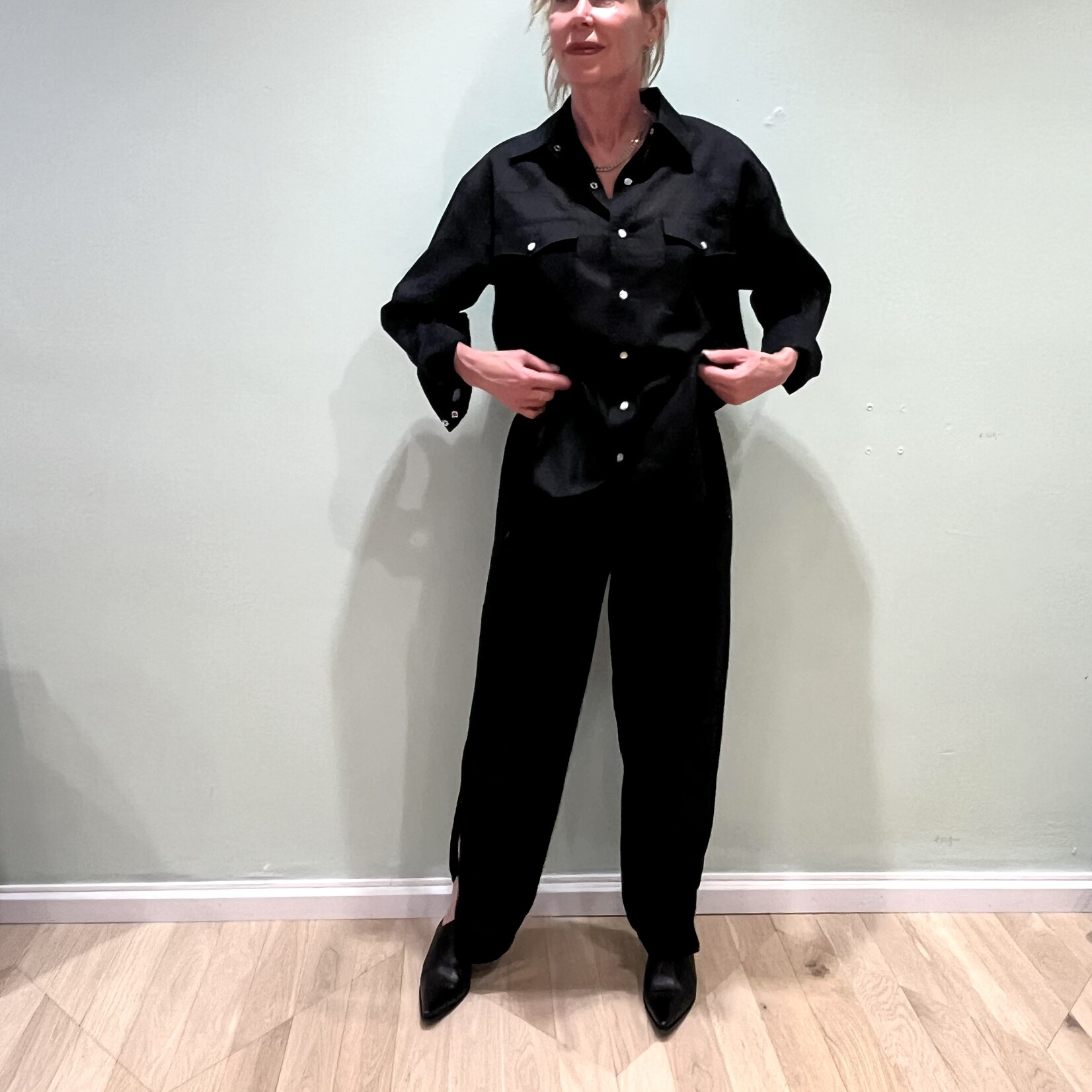 6397 Tailored Warm-Up Pant | Black
