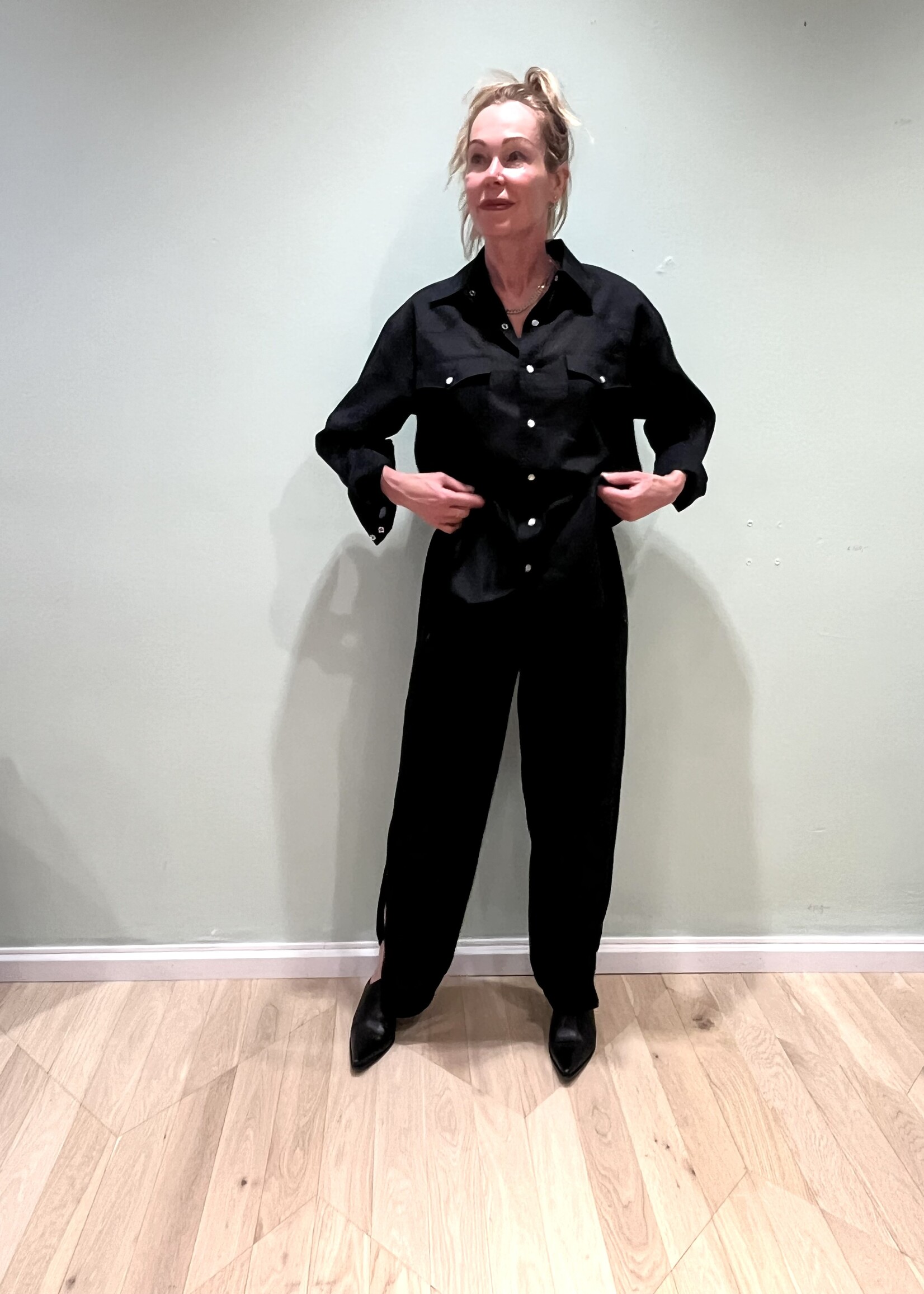 6397 Tailored Warm-Up Pant | Black