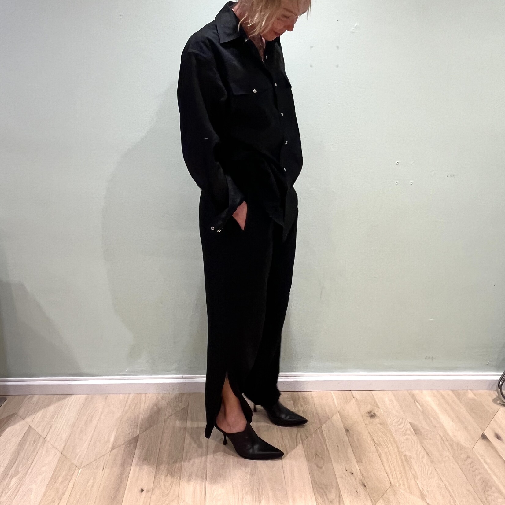 6397 Tailored Warm-Up Pant | Black