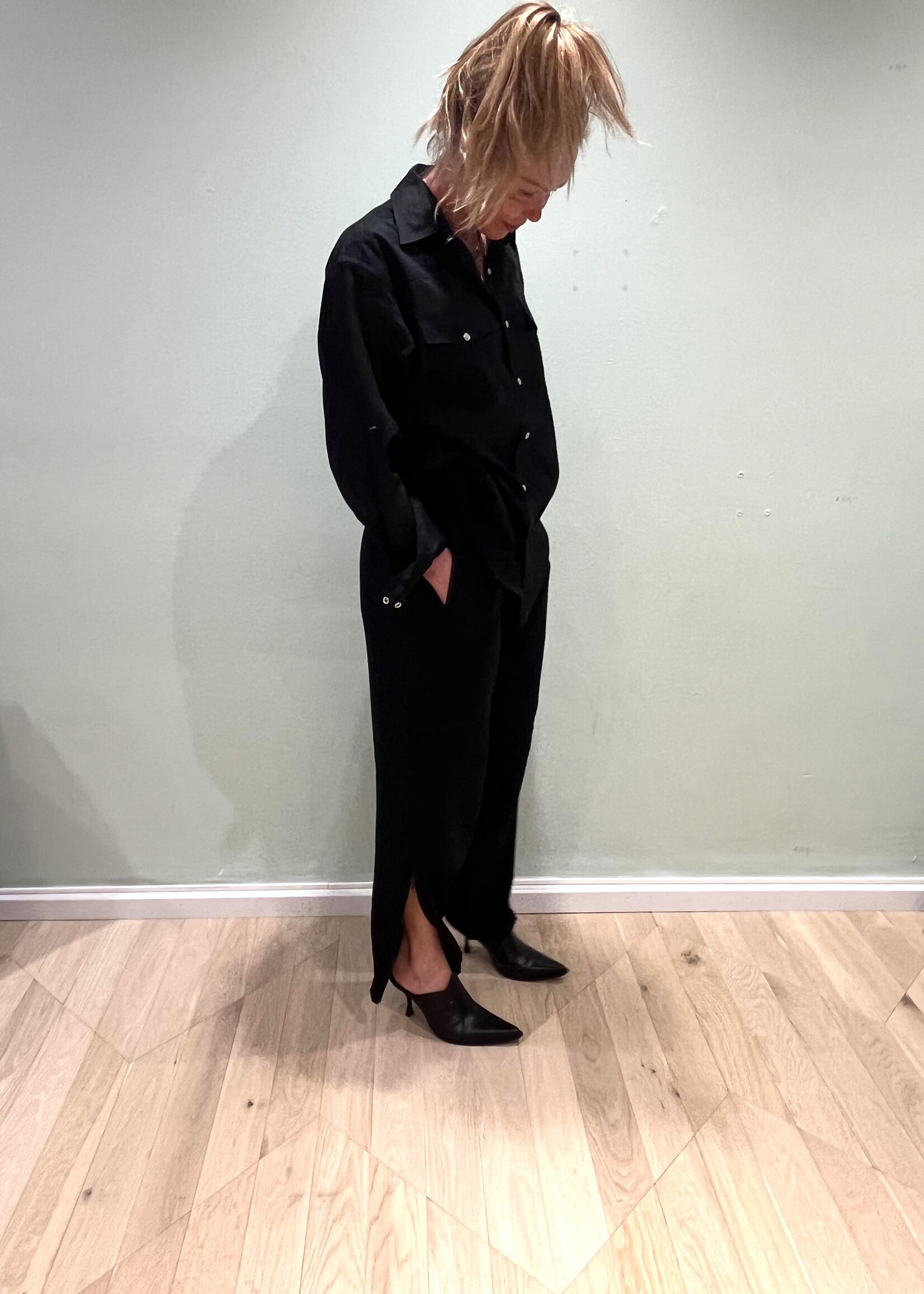 6397 Tailored Warm-Up Pant | Black