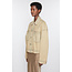 Denim Jacket - Oversized Cropped Fit | Light Sand