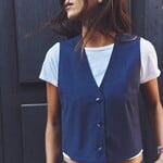 XIRENA Vinny Vest Navy Melange