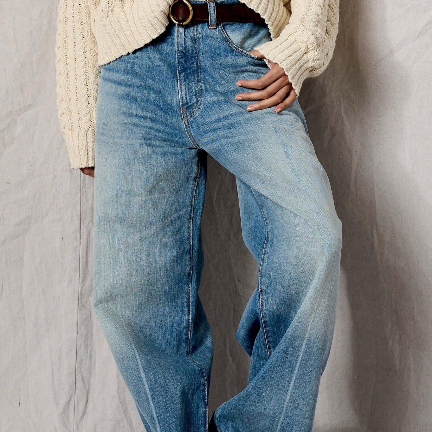 DENIMIST Teri Wideleg Jean | Alsen Indigo
