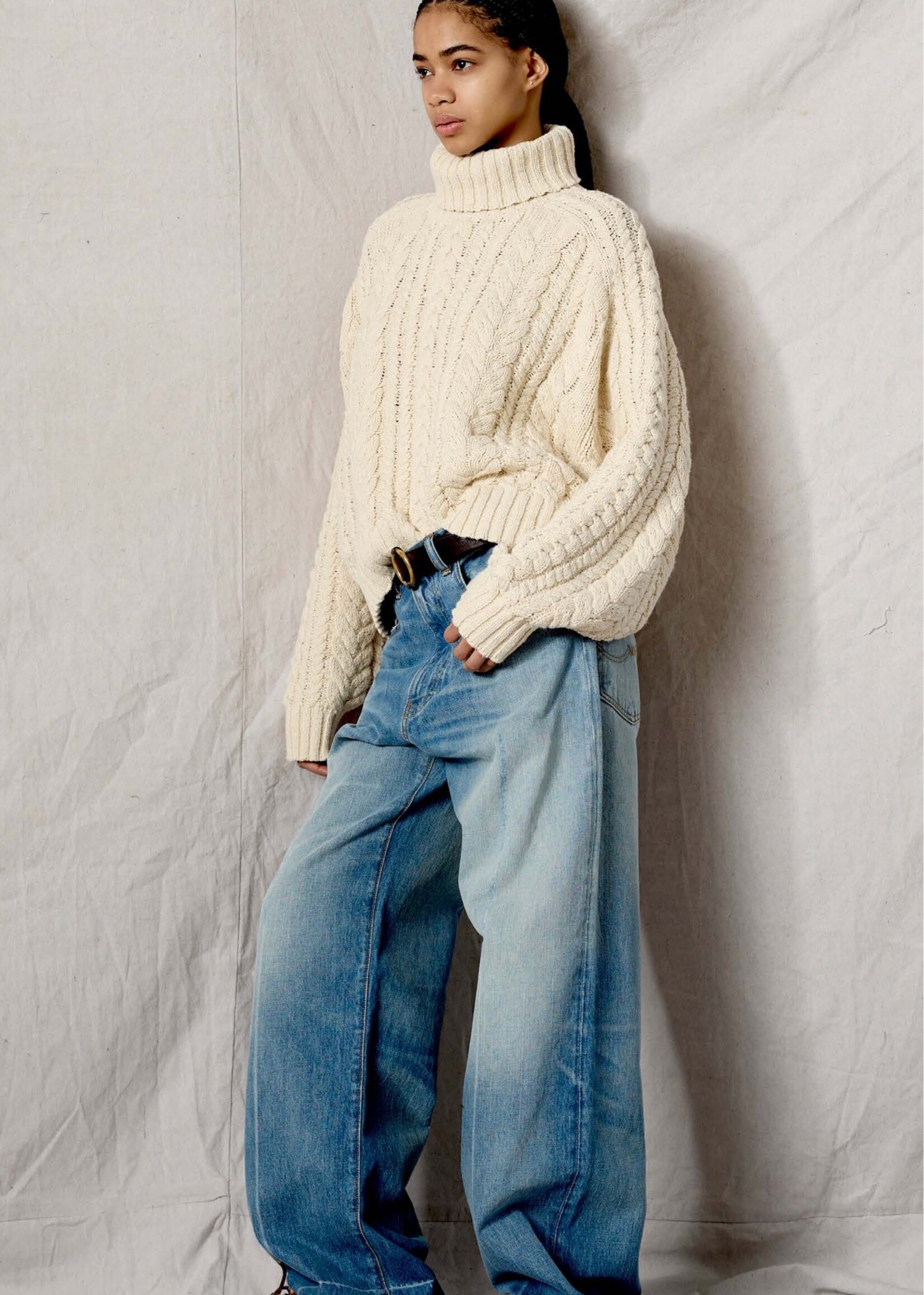 DENIMIST Teri Wideleg Jean | Alsen Indigo