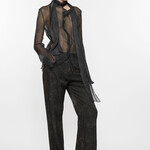 ACNE STUDIOS Printed Trousers | Black/Beige