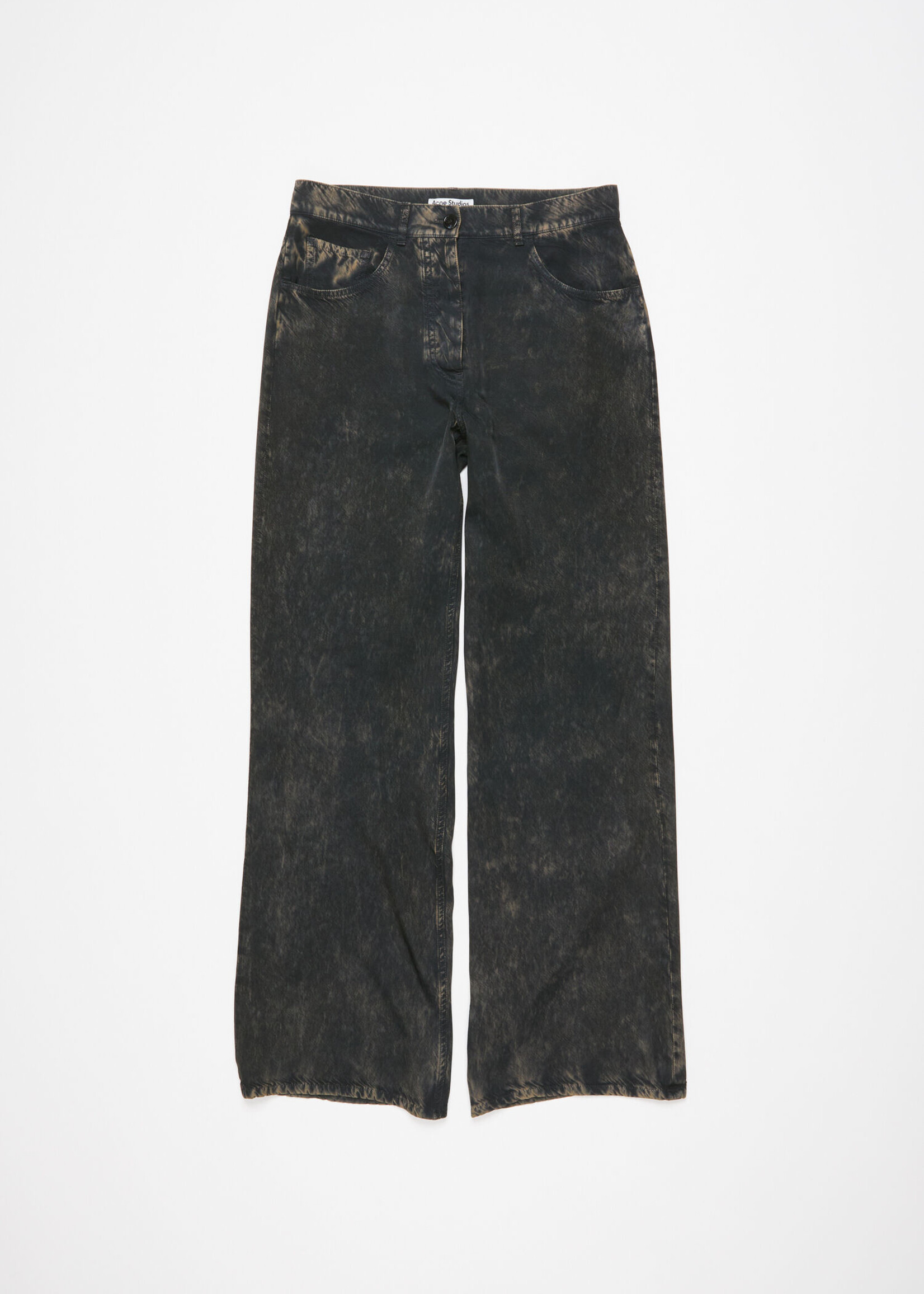 ACNE STUDIOS Printed Trousers | Black/Beige