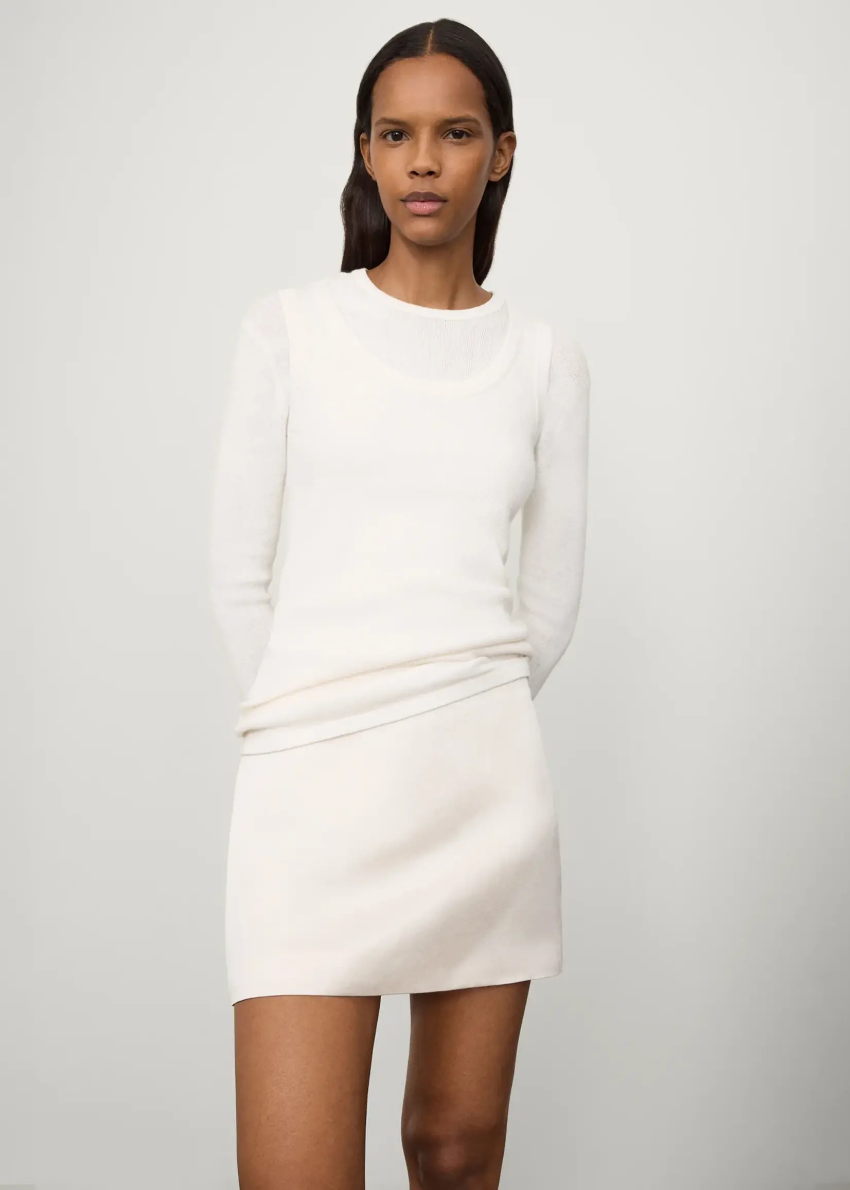 Mini Skirt | Champagne