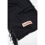 ACNE STUDIOS Fringe Wool Scarf | Black Melange