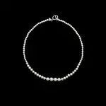 Maria Nilsdotter Graded Pearl Necklace | Silver | Freshwater Pearls