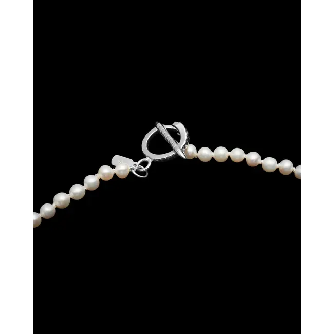 Maria Nilsdotter Graded Pearl Necklace | Silver | Freshwater Pearls