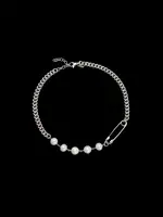 Maria Nilsdotter Rebel Necklace | Silver | Freshwater Pearl
