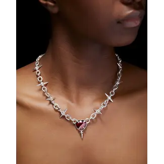 Maria Nilsdotter The Queen's Necklace | Silver | Red Garnet