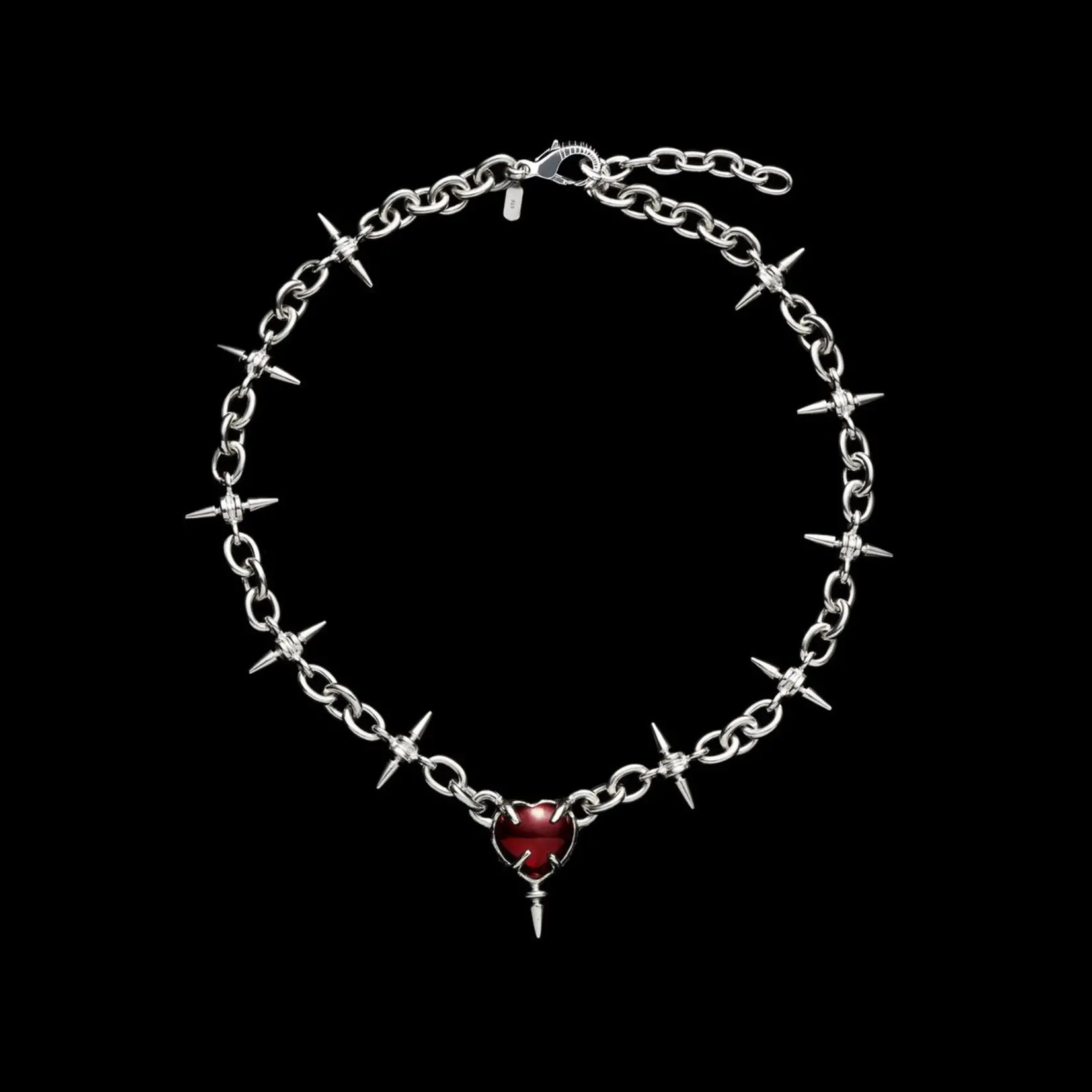 Maria Nilsdotter The Queen's Necklace | Silver | Red Garnet