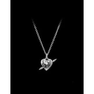 Maria Nilsdotter Tuvstarr's Heart Necklace | Silver