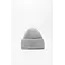 ACNE STUDIOS Large Face Logo Beanie | Light Grey Melange