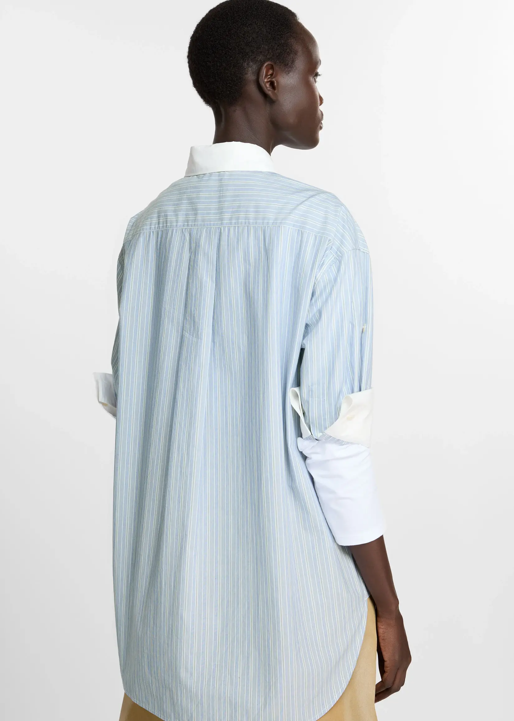 ACNE STUDIOS Short Sleeve Shirt | Blue/White