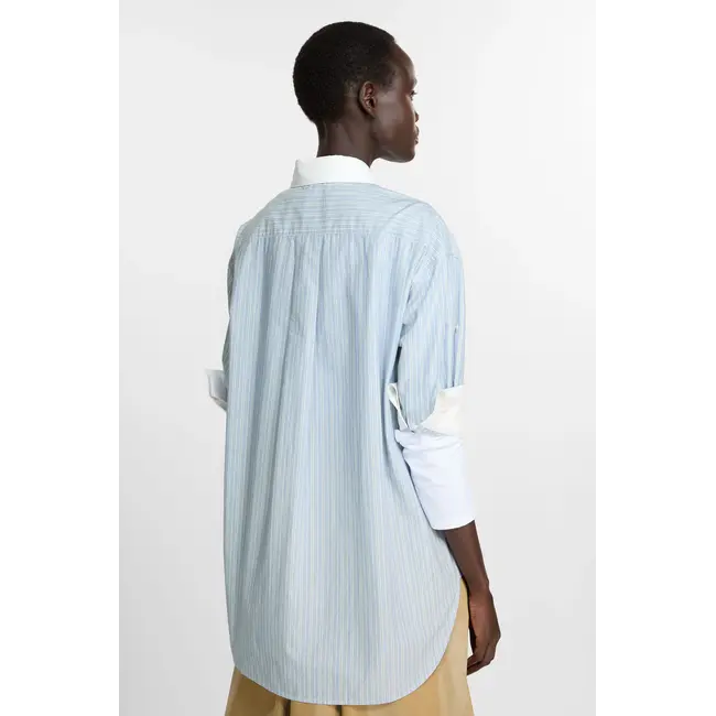 ACNE STUDIOS Short Sleeve Shirt | Blue/White