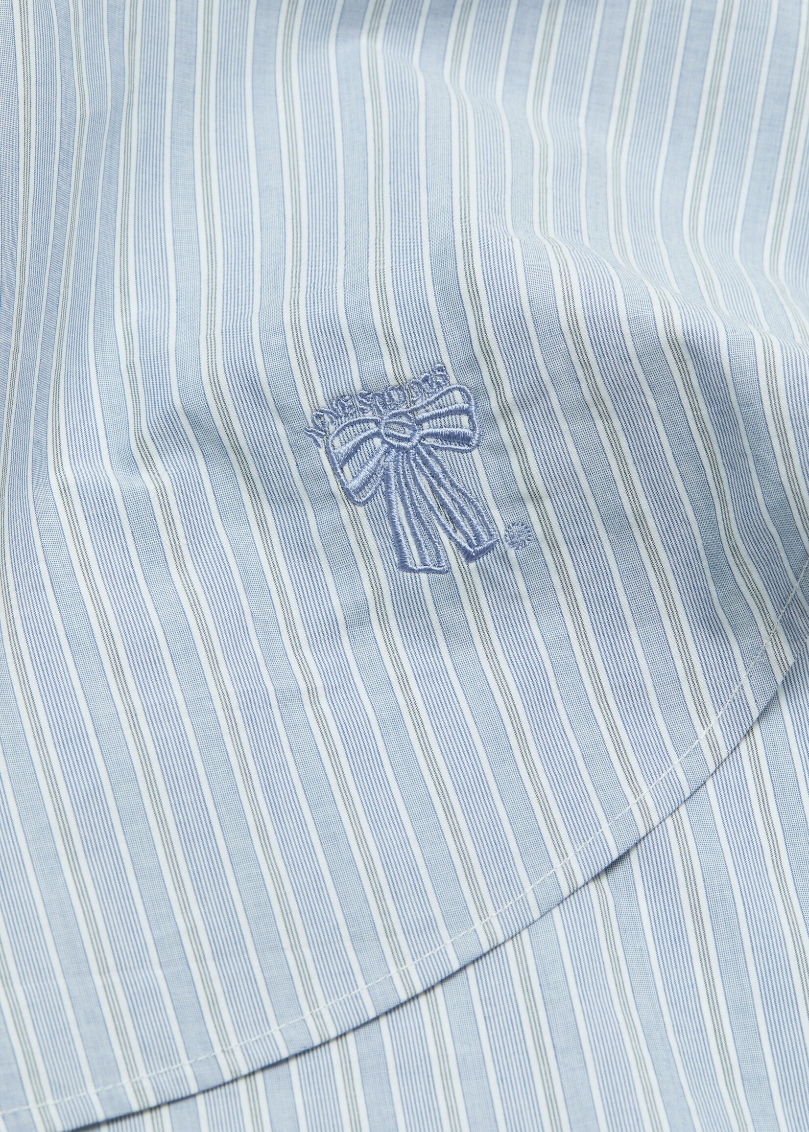 ACNE STUDIOS Short Sleeve Shirt | Blue/White