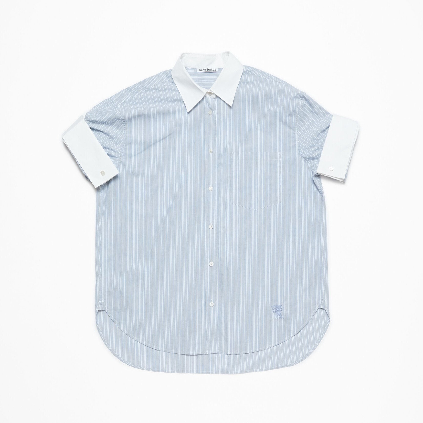 ACNE STUDIOS Short Sleeve Shirt | Blue/White