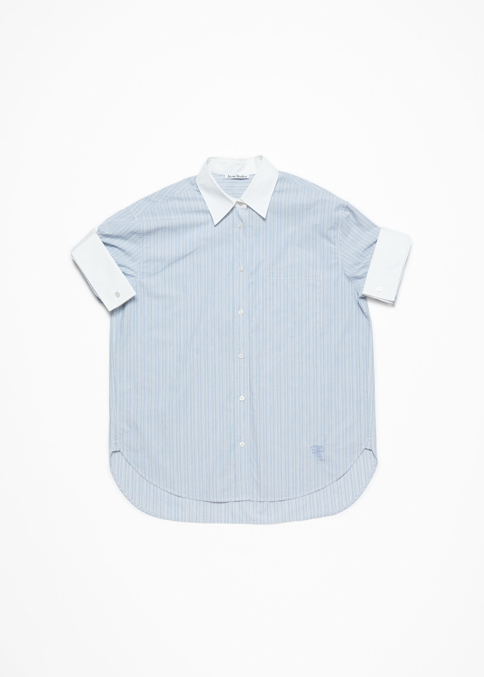 ACNE STUDIOS Short Sleeve Shirt | Blue/White
