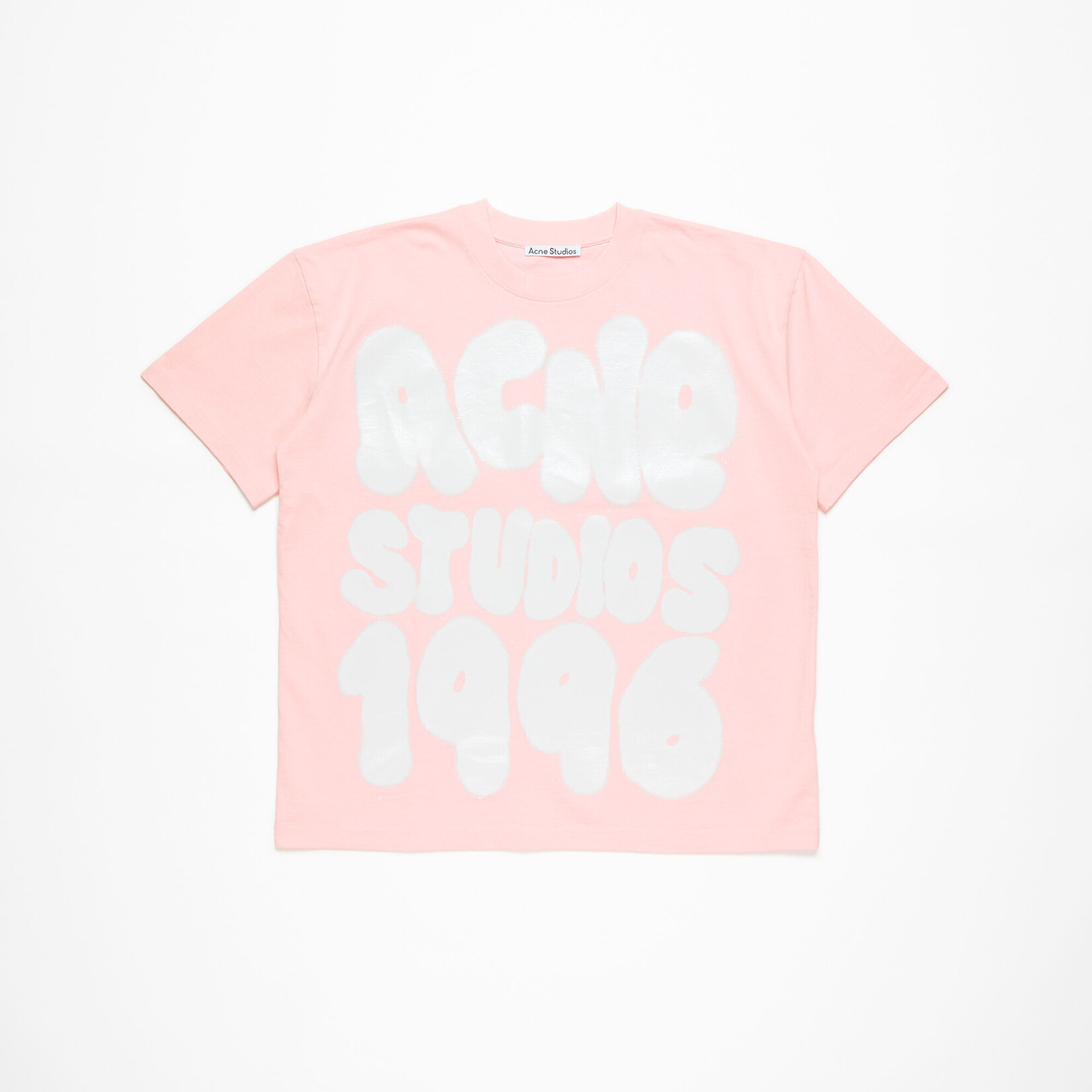 ACNE STUDIOS T-Shirt Logo - Relaxed Unisex Fit | Innocent Pink