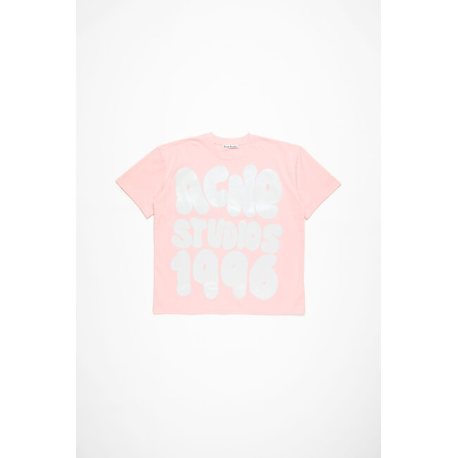 ACNE STUDIOS T-Shirt Logo - Relaxed Unisex Fit | Innocent Pink