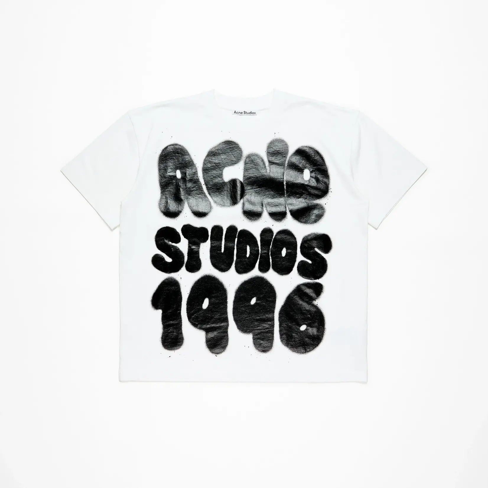 ACNE STUDIOS T-Shirt Logo - Relaxed Unisex Fit | Optic White