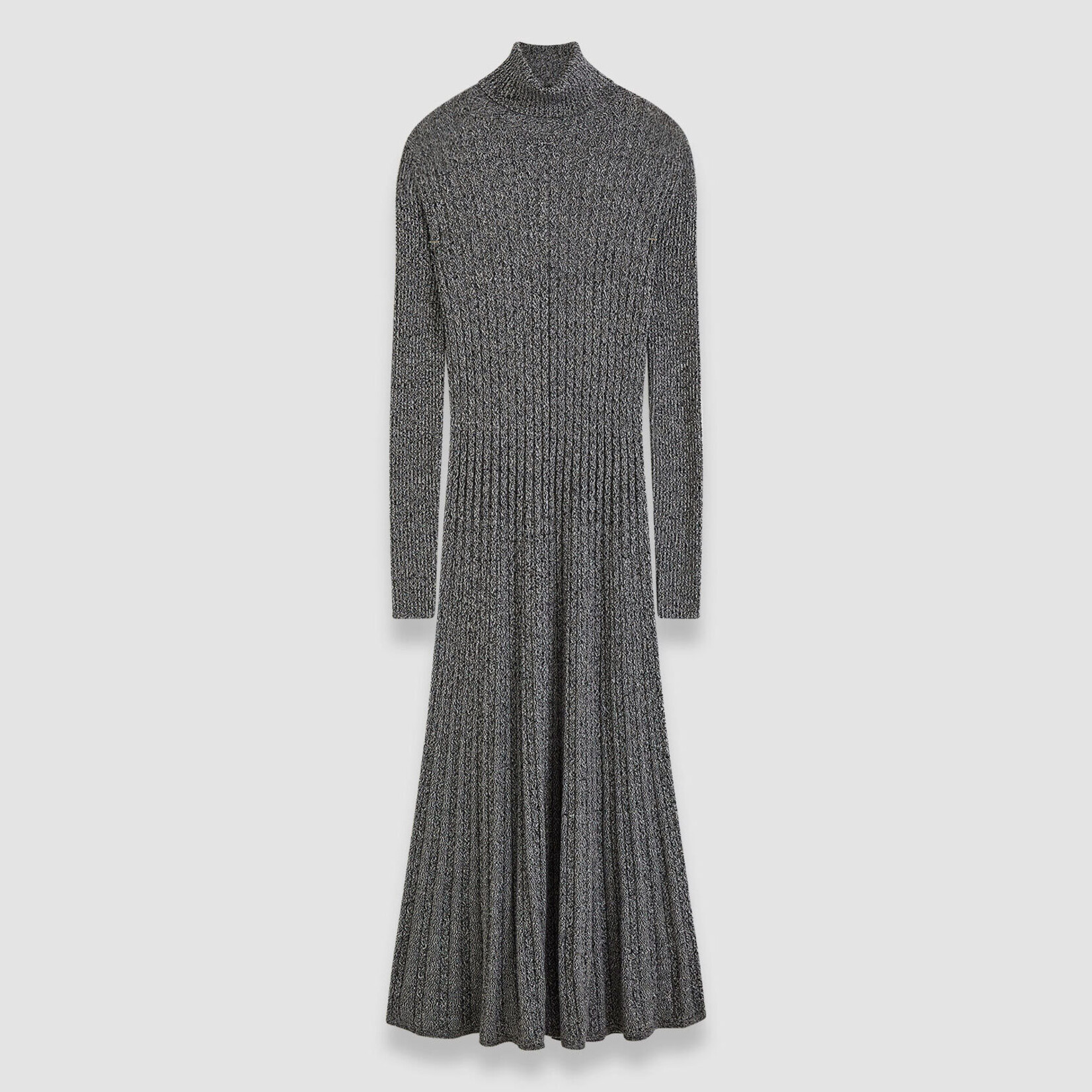 JOSEPH Ribbed Cable Knit Dress | Ivory Black S