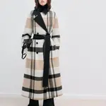 JOSEPH Merton Reversible Check Wool Coat | Blusher Combo