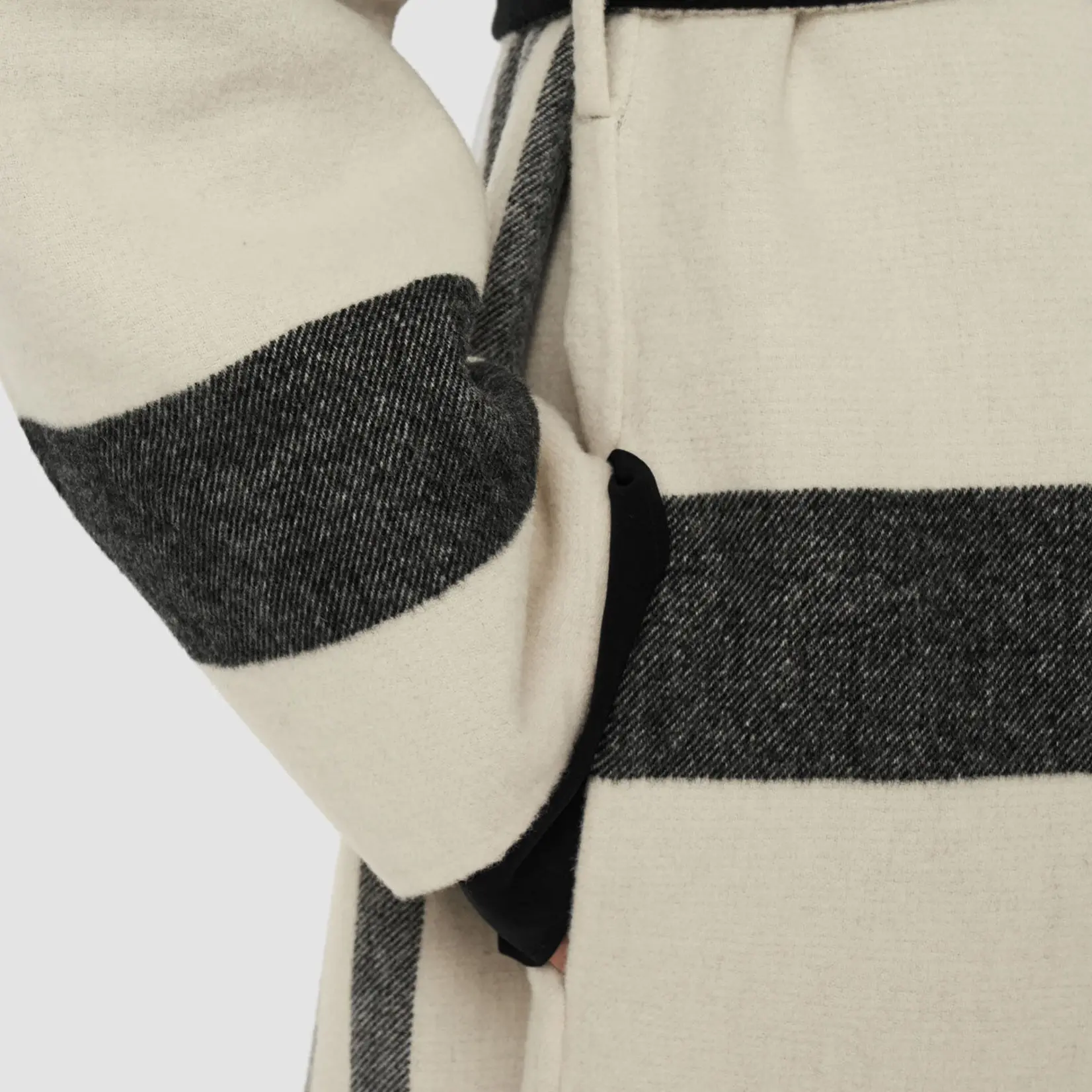 JOSEPH Merton Reversible Check Wool Coat | Blusher Combo