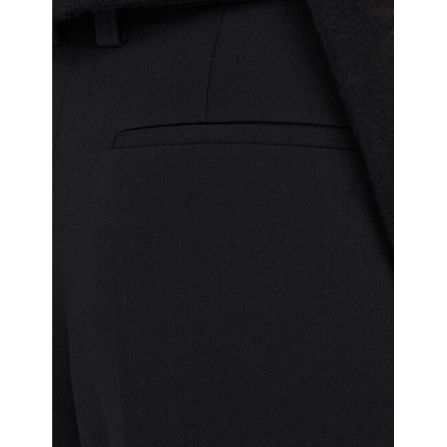 Alexis Fluid Twill Wool Trousers | Black