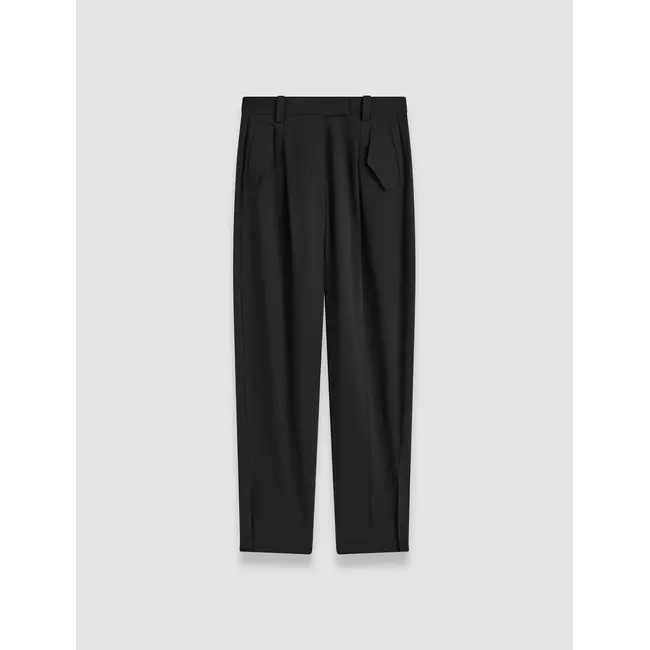 JOSEPH Alexis Fluid Twill Wool Trousers | Black