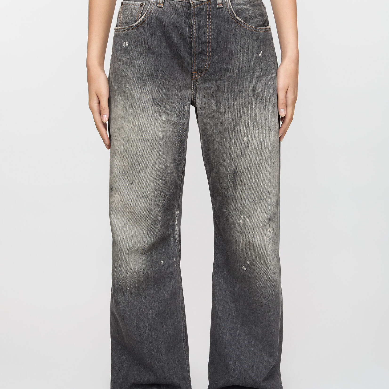 ACNE STUDIOS Loose Fit Jeans 2021F | Black