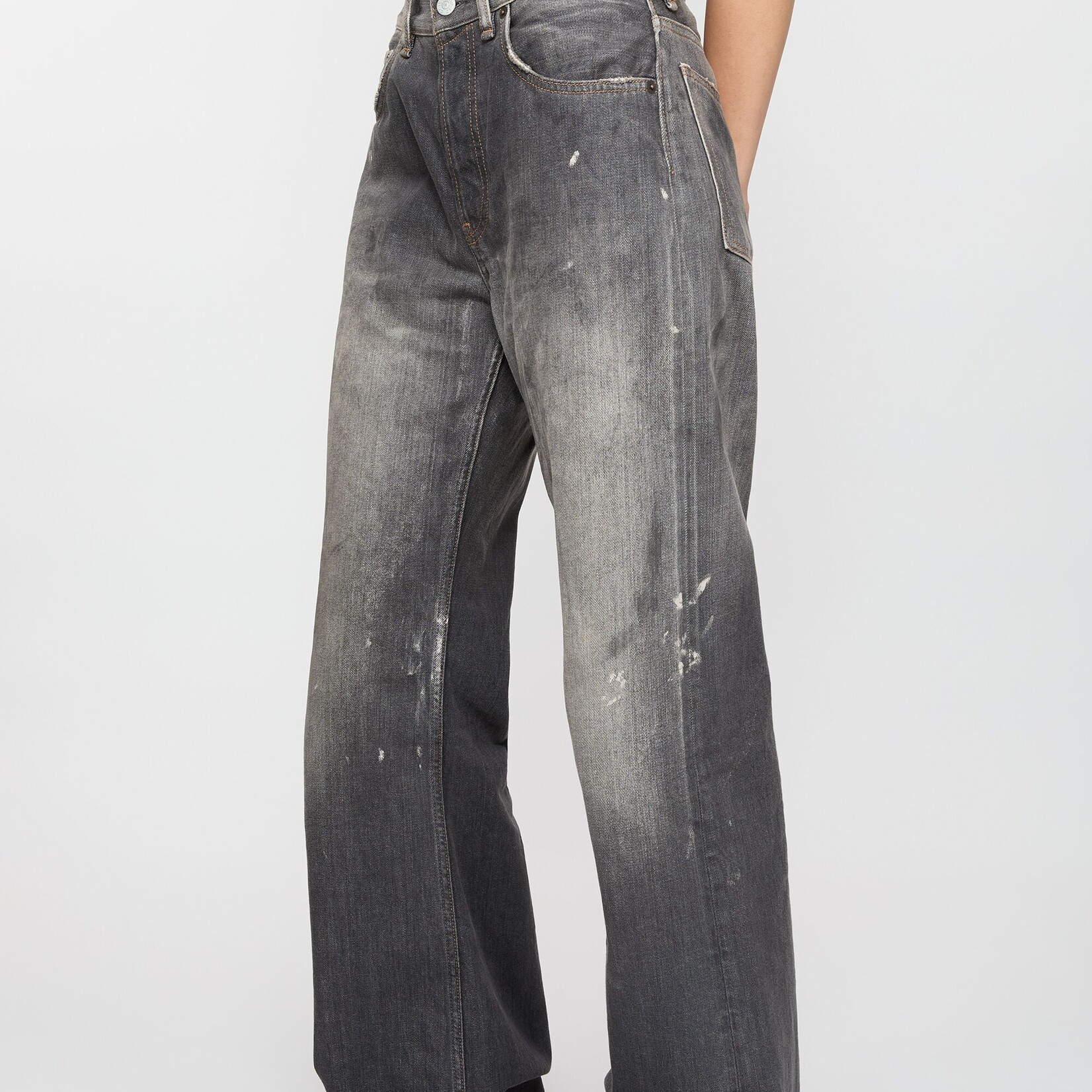 ACNE STUDIOS Loose Fit Jeans 2021F | Black