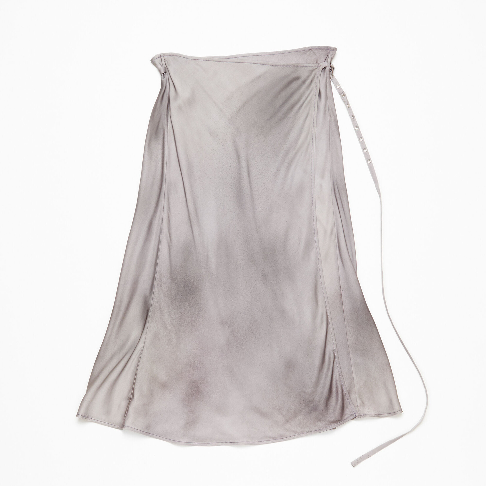 ACNE STUDIOS Satin Wrap Skirt | Multi Grey