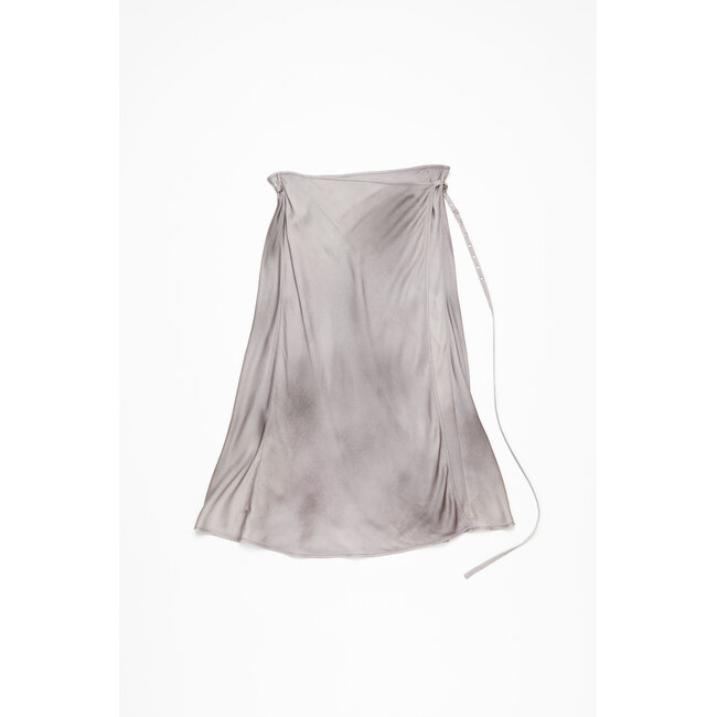 ACNE STUDIOS Satin Wrap Skirt | Multi Grey