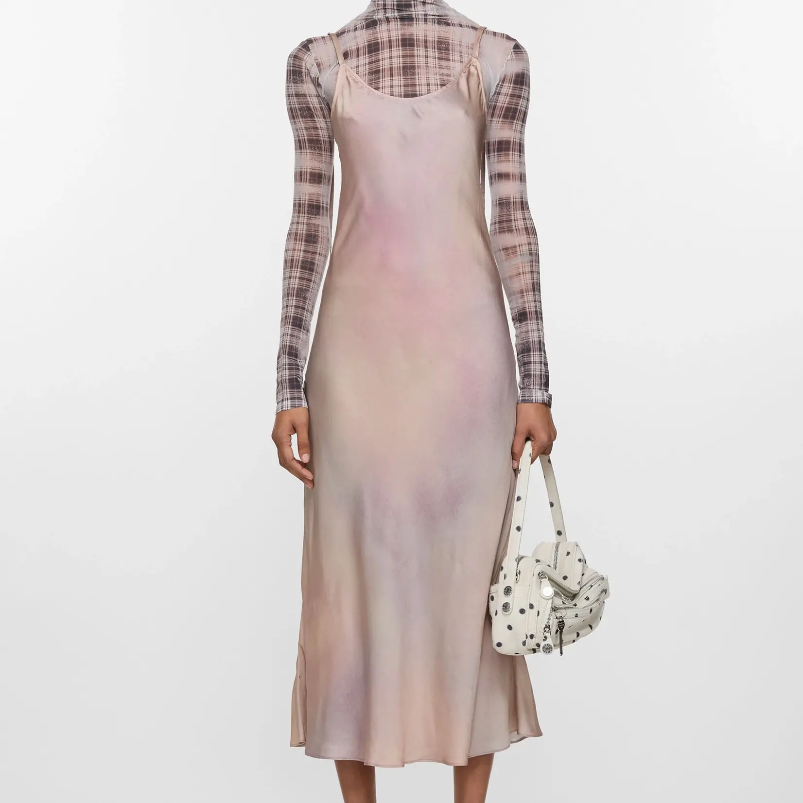 ACNE STUDIOS Strap Dress | Multi Pink